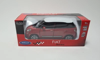 Modellino WELLY 2013 Fiat 500 L Modello Auto Scala 1/36 NEX 1:36 - Immagine 1 di 2
