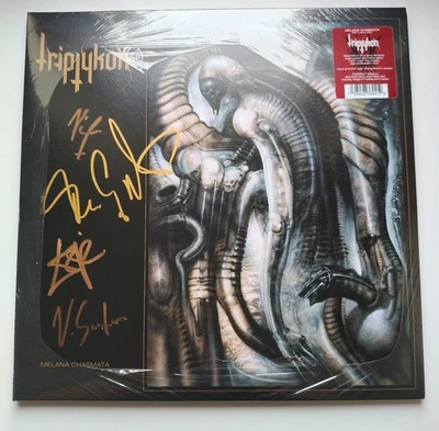 TRIPTYKON-MELANA CHASMATA*FULL SIGNED*CELTIC FROST,HELLHAMMER,BATHORY,VENOM - Image 1 of 4