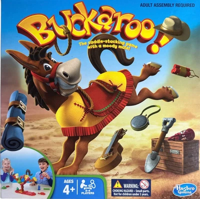BUCKAROO! by Hasbro Gaming 'The Saddle-Stacking Game!' (4yrs+) ~  Complete - Image 1 of 4