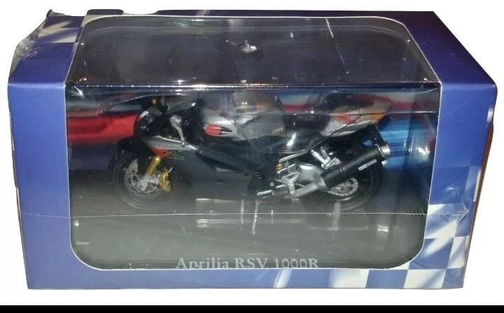 Superbikes Atlas 1/24 Aprilia RSV 1000R Diecast - Immagine 1 di 1