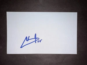 Barbaro Canizares, BRAVES (2009 Debut) SIGNED 3x5 Index Card (HS) - Imagen 1 de 1