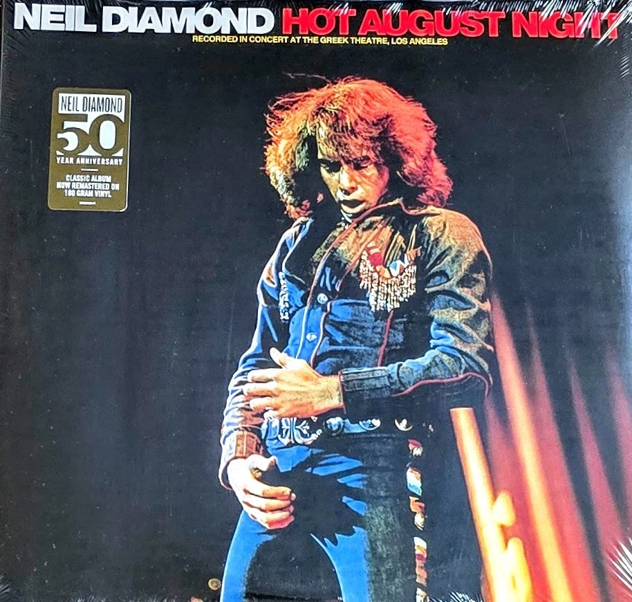 NEIL DIAMOND HOT AUGUST NIGHT - 180-GRAM VINYL 2-LP SET " NEW, SEALED " - Image 1 of 2