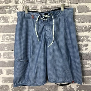 Lost Mayhem Black Sheep Board Shorts Mens 34 Blue Swim Trunks Surf Y2K READ - Picture 1 of 18