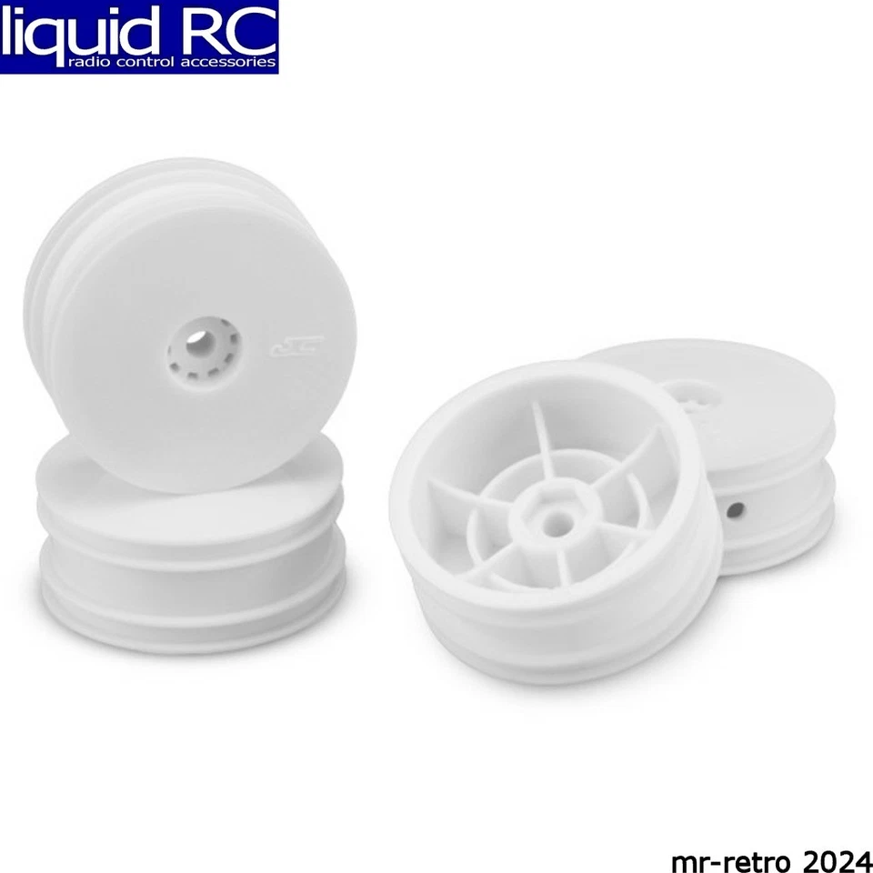 JConcepts 3424W Mono Losi Mini-B Front Wheel White 4Pc - Image 1 of 1