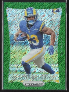 2024 Panini Prizm Deca #187 Kyren Williams Shimmer Green FOTL #/12 Rams - Picture 1 of 2