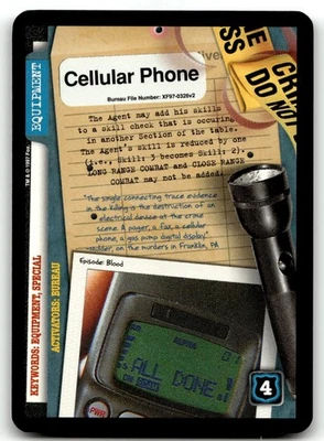 The X-Files CCG: The Truth is Out There Card R Cellular Phone - Image 1 of 4