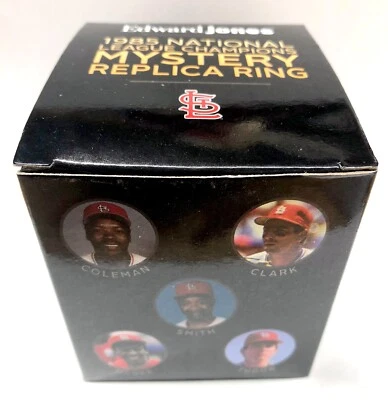 Anillo réplica campeones de la liga nacional 1985 sga cardinals ST LOUIS Vince Coleman Foto 1 de 2