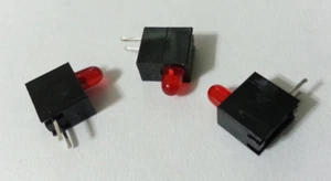 200pcs LED Red 3mm 660nm Circuit Board Beacon Indicators Assy Mentor E.3106R NEW - Picture 1 of 4