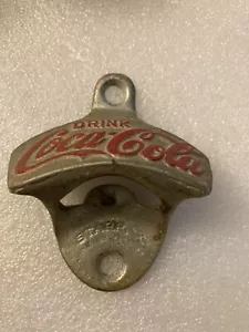 Starr X Vintage Coca Cola Wall Mount Drink Bottle Opener (755MISCF7-2 - Picture 1 of 3