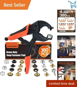 Heavy Duty Snap Fastener Tool Kit 100 Sets Color for Boat Covers Canvas Tarps - Picture 1 of 11
