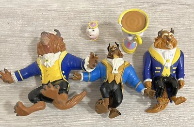 美女与野兽 PVC 公仔 5 件装 - Just Toys & McDonalds C — 第 1/3 张图片