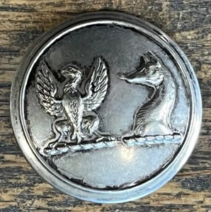 Antique 27mm Sir Watkin Wynn Antique Livery Button Fox Hunting Hunt Connection - Picture 1 of 3