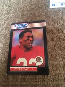 1989 Kenner Starting Lineup Card Roger Craig San Francisco 49ers - Picture 1 of 6