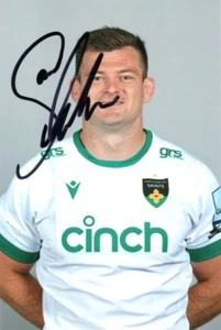 NORTHAMPTON SAINTS RUGBY UNION: SAM GRAHAM SIGNIERT 6x4 PORTRAITFOTO + COA - Bild 1 von 1