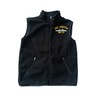 BLACK FLEECE ZIPPED VEST USS ARIZONA BB-39 SHIP