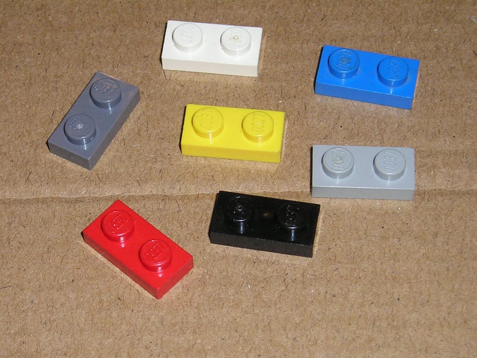 Lego 30 x Basic flache einreihige Platte 1x2 3023 Farbauswahl (N 1)  - Bild 1 von 1