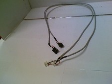 Lot of 2 MPC-2  to Soundblaster Audio PC CD-ROM Cable White Black End 4 pin