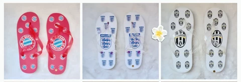 Soccer Football Flip Flops EU 36 Cover