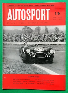 Autosport 13 April 1956 - SEBRING 12 HOURS -CIRCUIT of SICILY -CITROEN DS19 TEST - Imagen 1 de 4