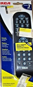 NEW RCA RCR3273R Rcr3273N 3-device Universal Remote DVR,DVD-VCR,TV - Picture 1 of 1