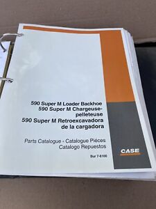 Case 590 Super M Loader Backhoe Parts Catalog Manual Bur 7-6100