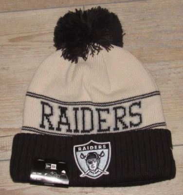 Las Vegas Raiders Oakland NE On-Field 抓绒内衬铐冬季帽子男式 — 第 1/3 张图片