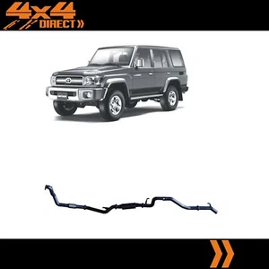AUSTRALIAN MADE 4X4 EXHAUST FOR TOYOTA LANDCRUISER 76 10/16-ON SML MUFFLER - Picture 1 of 2