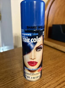 GoodMark Temporary Hair color Blue Spray On, Shampoo Out 3 oz Can - Picture 1 of 2