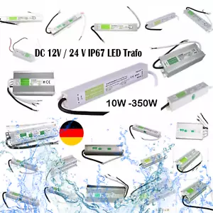 DC 12V 24V Netzteil LED Trafo wasserdicht LED-Treiber IP67 15W-300W Netzteil - Bild 1 von 149