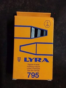 LYRA marking chalk 12 units BLACK - Picture 1 of 2