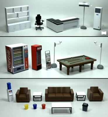 Diorama 1:18 Garage Props Repair Workshop Tools Scene Display Model Accessories - Image 1 of 4