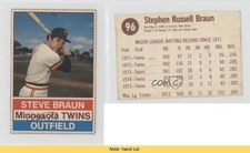 1976 Hostess All-Star Team Steve Braun (Brown Back) #96.2