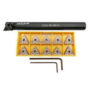 3/4'' x 8'' S20R-MTJNR16 Lathe Internal Turning Tool Holder+TNMG160404-MA insert - Bild 1 von 7