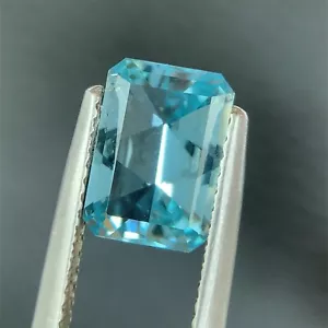 1.94ct Blue Aquamarine Fancy Cut, Unheated, Africa Natural Gemstone *Video* - Picture 1 of 4