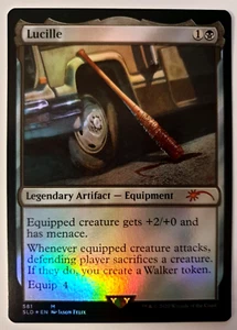 Magic The Gathering: Secret Lair Walking Dead - Lucille - FOIL Mythic - Casi nuevo 581 - Imagen 1 de 1