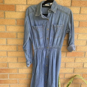 Ready To Wind Down RTW Chambray Denim Western Maxikleid - Bild 1 von 6