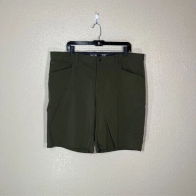 Mountain Hardwear Shorts Mens 40 x 10 Outdoor Hiking Chinos Olive Green - Image 1 of 4