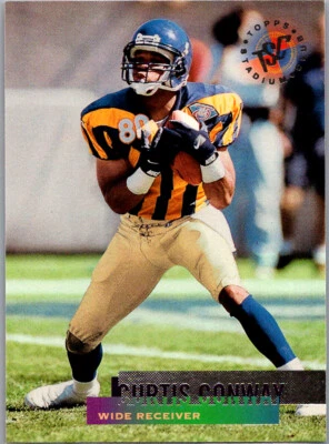 #312 Curtis Conway Chicago Bears 1995 Stadium Club - Image 1 of 2