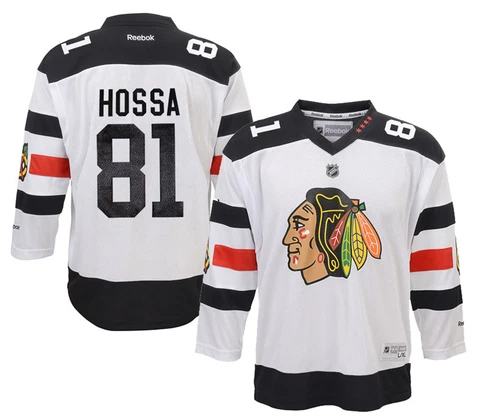 Youth Marian Hossa Chicago Blackhawks NHL Reebok Stadium Series Replica Jersey Cover