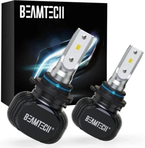 BEAMTECH 9006 LED Headlight Bulbs 10000LM 50W 6500K White HB4 Conversion Fanless - Bild 1 von 7
