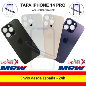 Tapa Trasera IPHONE 14 Pro Agujero Grande Cristal Fácil Montaje Envío 24H - Imagen 1 de 1