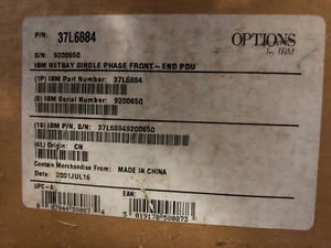 IBM PDU Power Distribution 37L6884 Netbay Single Phase - Picture 1 of 3
