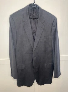 Blazer Joseph A Bank Uomo Collezione Signature Grigio Scuro 100% Lana Taglia L44 - Foto 1 di 17