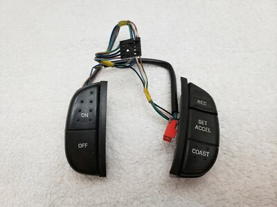 1997-08 FORD E150 E250 E350 ECONOLINE STEERING WHEEL CRUISE CNTRL BUTTONS SWITCH - Image 1 of 4