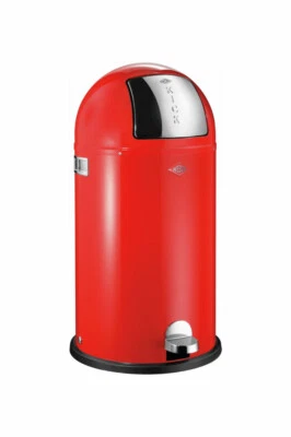 WESCO Tretabfalleimer 177731-02 KICKBOY in Rot mit 40 Liter Volumen / Abfalls... - Bild 1 von 3