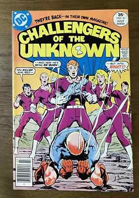 Challengers of the Unknown #81 DC Comics Bronze Age f/vf - Image 1 of 3