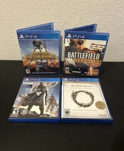 Battlefield Hardline, Destiny & Elder Scrolls & Battleground Player PS4 Game Lot - Picture 1 of 4