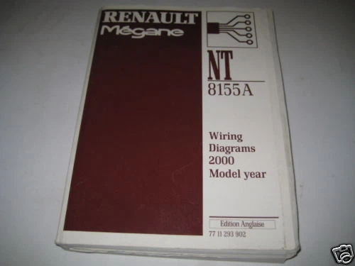 Wiring Diagrams Workshop Manual Diagramas de Cableado Renault Megane Modelo 2000 - Imagen 1 de 1