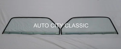 1947 1948 1949 1950 Chevy Pickup Truck Puerta Vidrio Transparente Derecha y Derecha en Marco Negro Foto 1 de 4