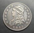 1815 CAPPED BUST QUARTER AU DETAILS ABOUT UNCIRCULATED 1815 CAPPED BUST QUARTER AU DETAILS ABOUT UNCIRCULATED